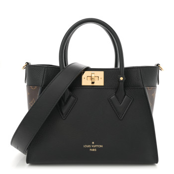 LOUIS VUITTON Calfskin Monogram On My Side PM Black