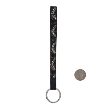 GOYARD Goyardine Sesame Key Holder Black