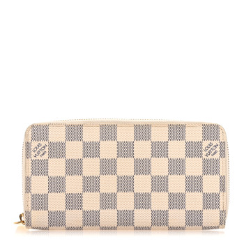 LOUIS VUITTON Damier Azur Zippy Wallet