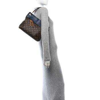 LOUIS VUITTON Monogram Tuileries Besace Marine Bordeaux