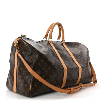 LOUIS VUITTON Monogram Keepall Bandouliere 55