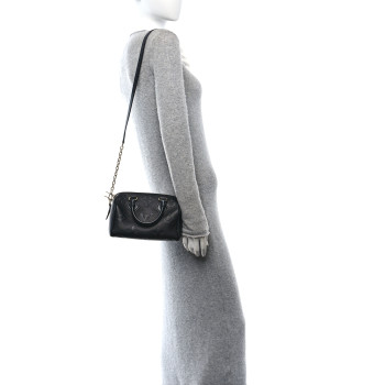 LOUIS VUITTON Empreinte Monogram Giant Speedy Bandouliere 20 Black