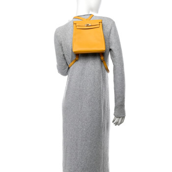 HERMES Courchevel Kelly Ado 20 Backpack Jaune