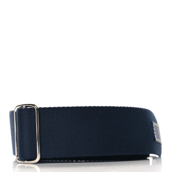 GOYARD Canvas Calfskin Adjustable Shoulder Strap Navy Blue