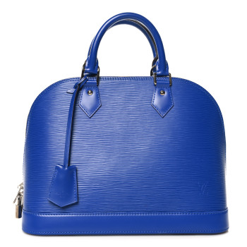 LOUIS VUITTON Epi Alma PM Blueberry