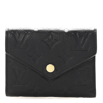 LOUIS VUITTON Empreinte Victorine Wallet Black