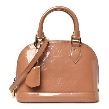 LOUIS VUITTON Vernis Alma BB Rose Velours