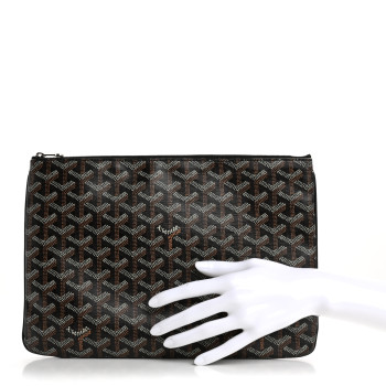 GOYARD Goyardine Senat Pochette MM Black