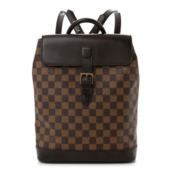 LOUIS VUITTON Damier Ebene Soho Backpack