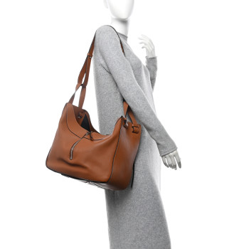 LOEWE Calfskin Medium Hammock Shoulder Bag Tan