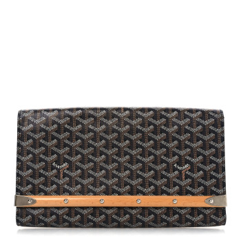 GOYARD Goyardine Monte Carlo Bois Clutch Black