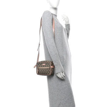 GUCCI GG Plus Monogram Small Shoulder Bag Pink