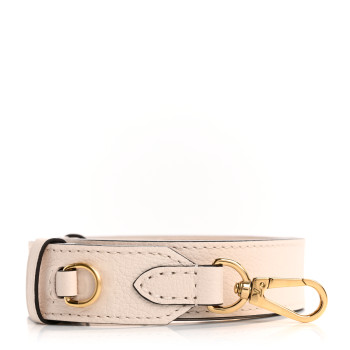 LOUIS VUITTON Calfskin Lockme Tender Adjustable Shoulder Strap Greige