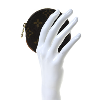 LOUIS VUITTON Monogram Round Coin Purse