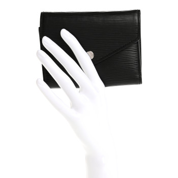 LOUIS VUITTON Epi Victorine Wallet Black
