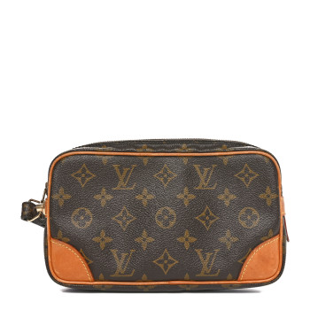 LOUIS VUITTON Monogram Pochette Marly Dragonne 22