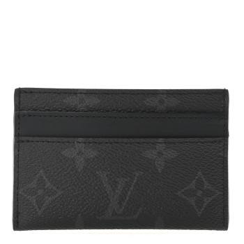 LOUIS VUITTON Monogram Eclipse Porte-Cartes Double Card Holder