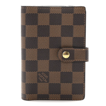 LOUIS VUITTON Damier Ebene French Purse Wallet