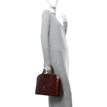 LOUIS VUITTON Vernis Alma PM Rouge Fauviste