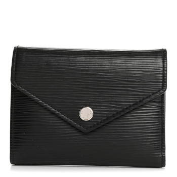 LOUIS VUITTON Epi Victorine Wallet Black