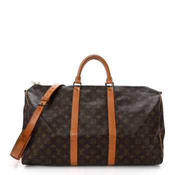 LOUIS VUITTON Monogram Keepall Bandouliere 50