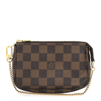 LOUIS VUITTON Damier Ebene Mini Pochette Accessories