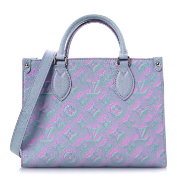 LOUIS VUITTON Empreinte Monogram Summer Stardust Onthego PM Lilas