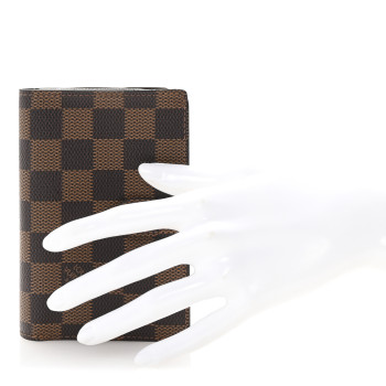 LOUIS VUITTON Damier Ebene French Purse Wallet