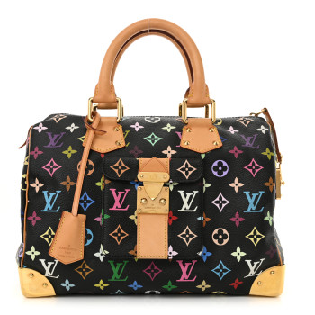 LOUIS VUITTON Monogram Multicolor Speedy 30 Black