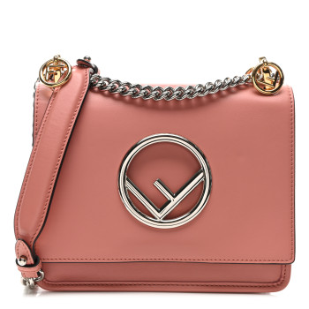 FENDI Vitello Century Opaco F is Fendi Small Kan I Shoulder Bag Macaron