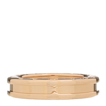 BULGARI 18K Rose Gold B.Zero1 One-Band Ring 50 5.25