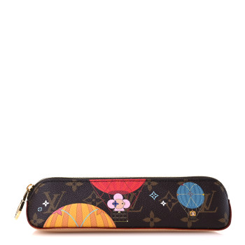 LOUIS VUITTON Monogram 2022 Christmas Animation Paris Vivienne Balloon Elizabeth Pencil Pouch