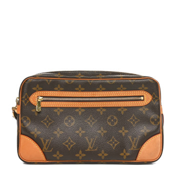 LOUIS VUITTON Monogram Pochette Marly Dragonne 26