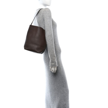 THE ROW Grained Calfskin Medium N/S Park Tote Acajou