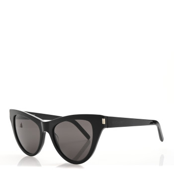 SAINT LAURENT Acetate Cat 3 Cat Eye Sunglasses SL425 Black