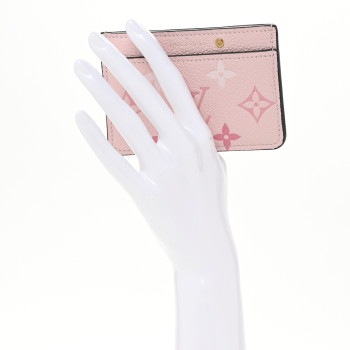 LOUIS VUITTON Empreinte Monogram Giant By The Pool Card Holder Bouton De Rose