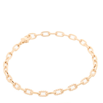DAVID YURMAN 18K Rose Gold Madison 3mm Classic Chain Bracelet