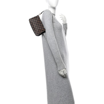 LOUIS VUITTON Damier Ebene Navona Pochette Accessories
