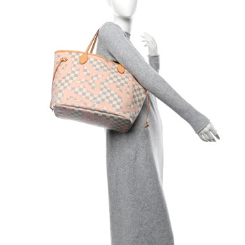 LOUIS VUITTON Damier Azur Tahitienne Neverfull MM