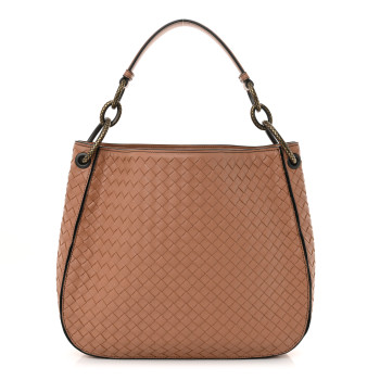 BOTTEGA VENETA Nappa Intrecciato Small Loop Dahlia