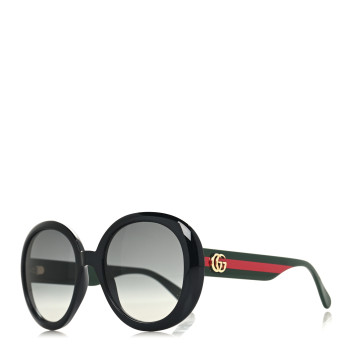 GUCCI Round Eye GG Web Sunglasses GG0712S  Black
