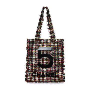 CHANEL Tweed N°5 Tote Multicolor