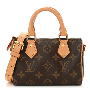 LOUIS VUITTON Monogram Nano Speedy Bandouliere
