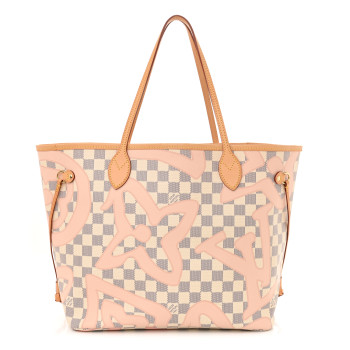 LOUIS VUITTON Damier Azur Tahitienne Neverfull MM