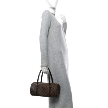 LOUIS VUITTON Damier Ebene Papillon 30 With Companion