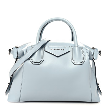 GIVENCHY Calfskin Small Soft Antigona Ice Blue