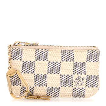 LOUIS VUITTON Damier Azur Key Pouch