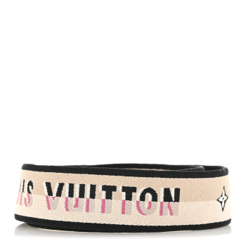LOUIS VUITTON Jacquard Diane Shoulder Strap Black
