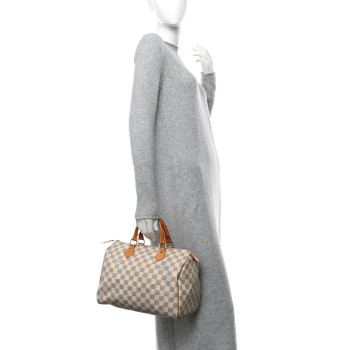 LOUIS VUITTON Damier Azur Speedy 30