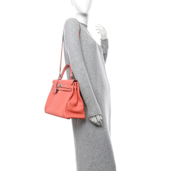 HERMES Taurillon Clemence Kelly Retourne 35 Crevette